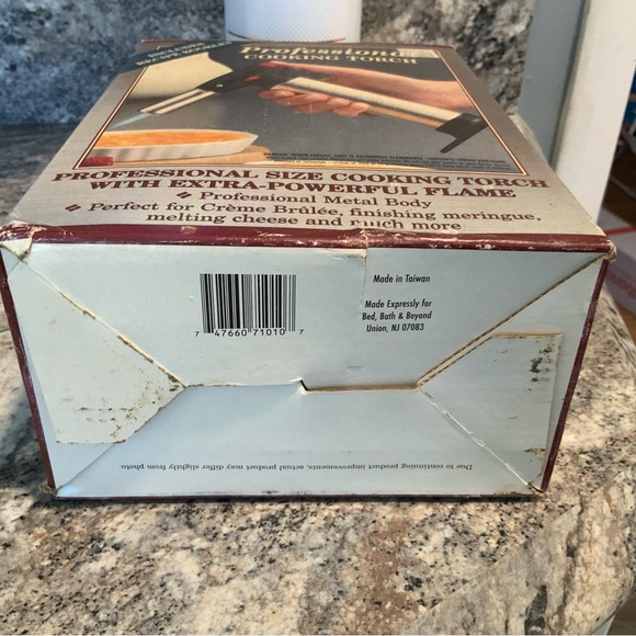 New Open Box CHEF’S TOOLS BUTANE PROFESSIONAL COOKING TORCH Brûlée Camping Fire - Picture 7 of 7